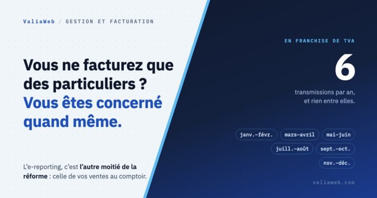 Un comptoir de commerce et, en regard, le chiffre d’affaires du jour qui part en e-reporting